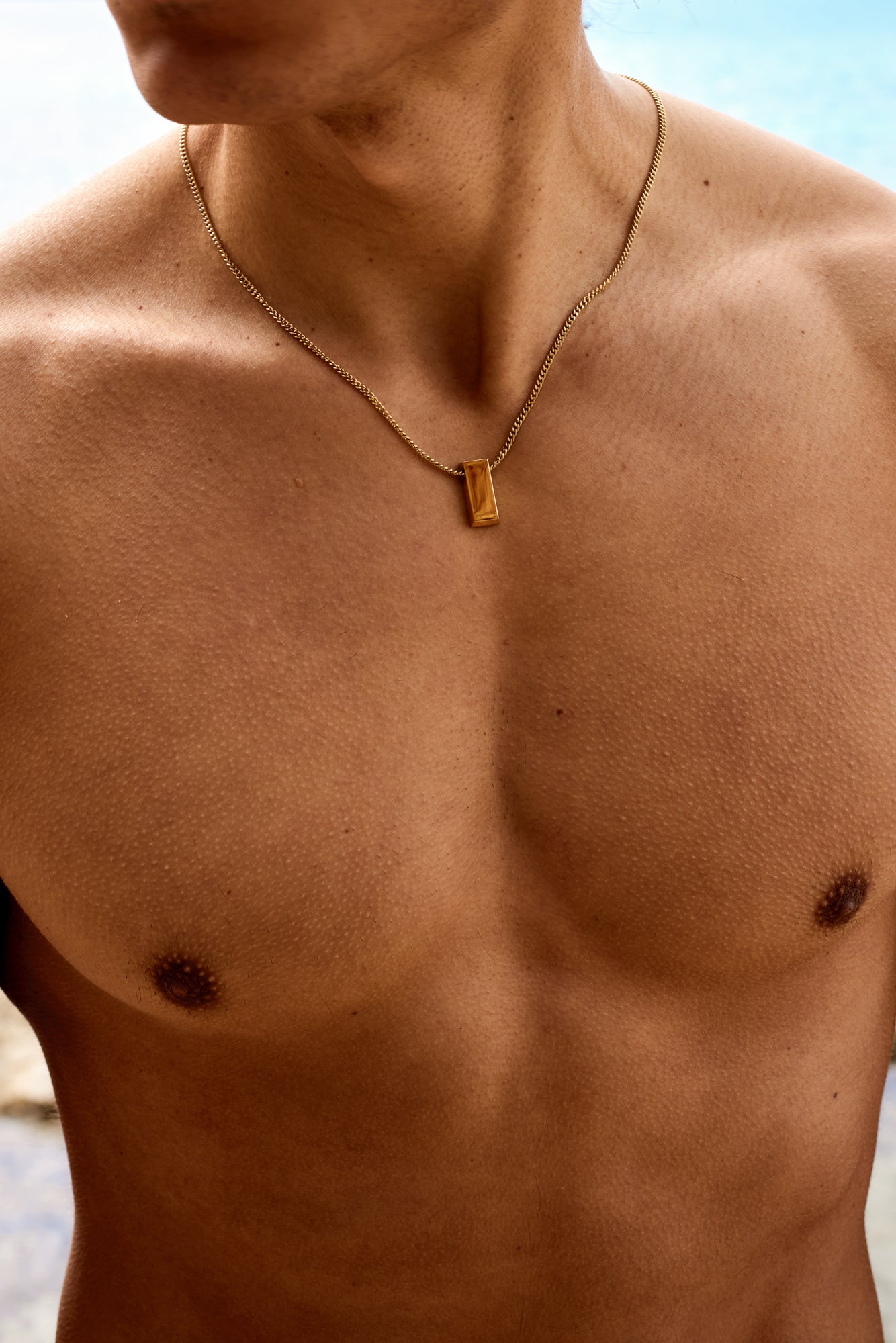 GOLD BAR NECKLACE