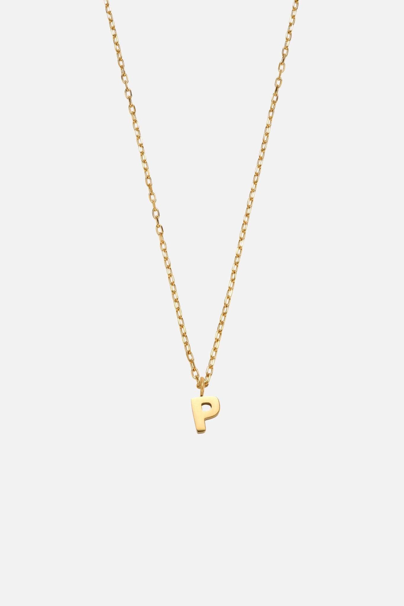 LETTER POLISHED NECKLACE (A-Z)