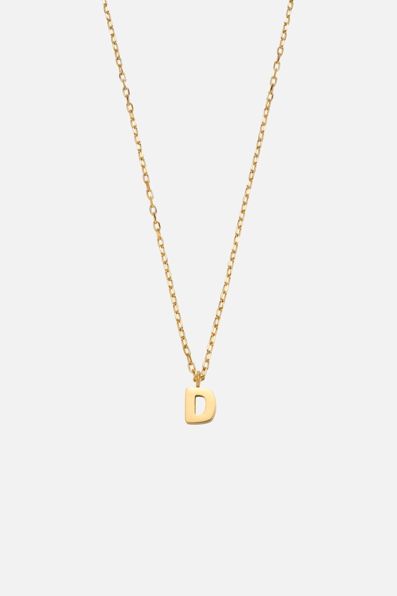 LETTER POLISHED NECKLACE (A-Z)