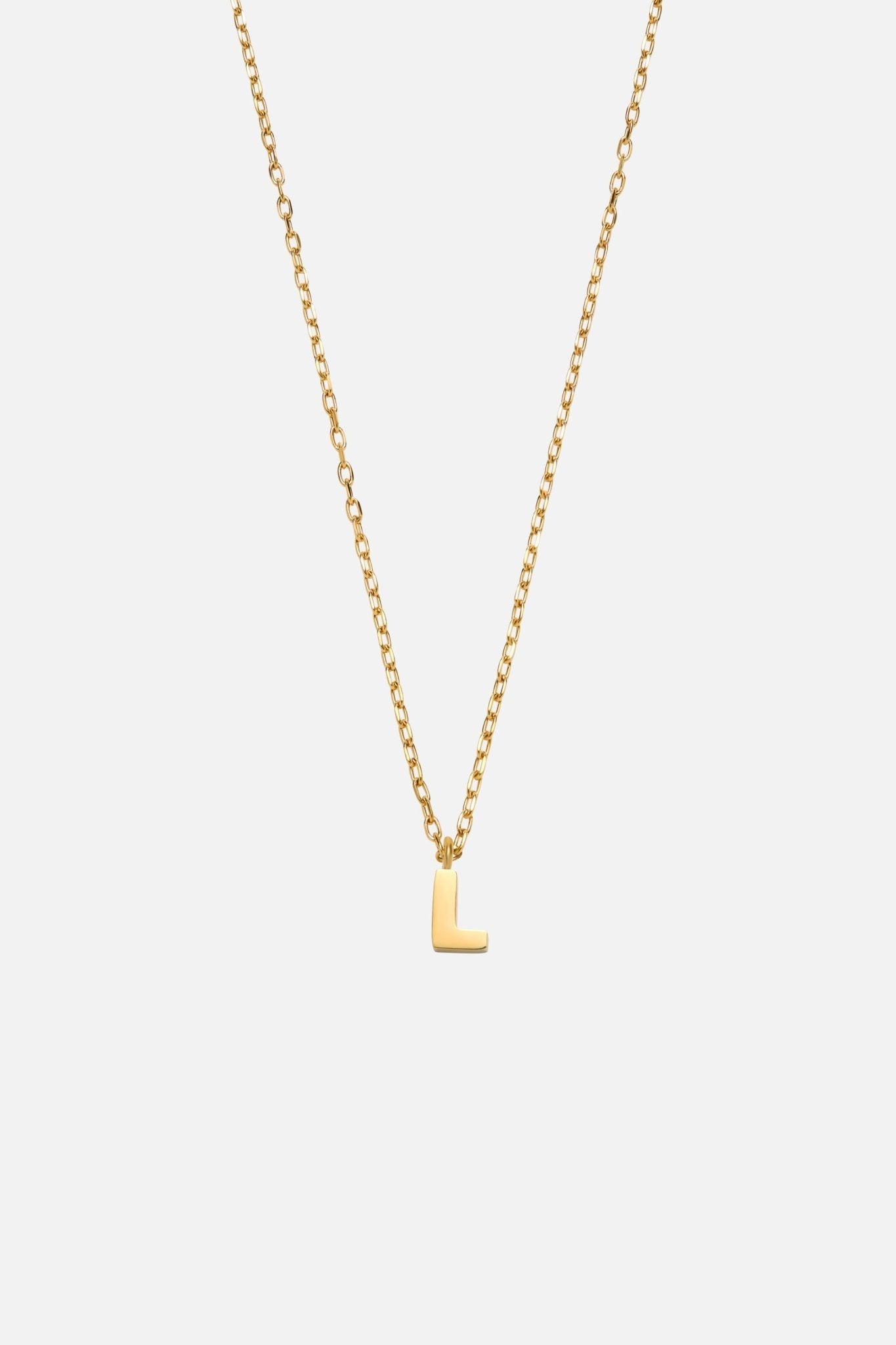 LETTER POLISHED NECKLACE (A-Z)