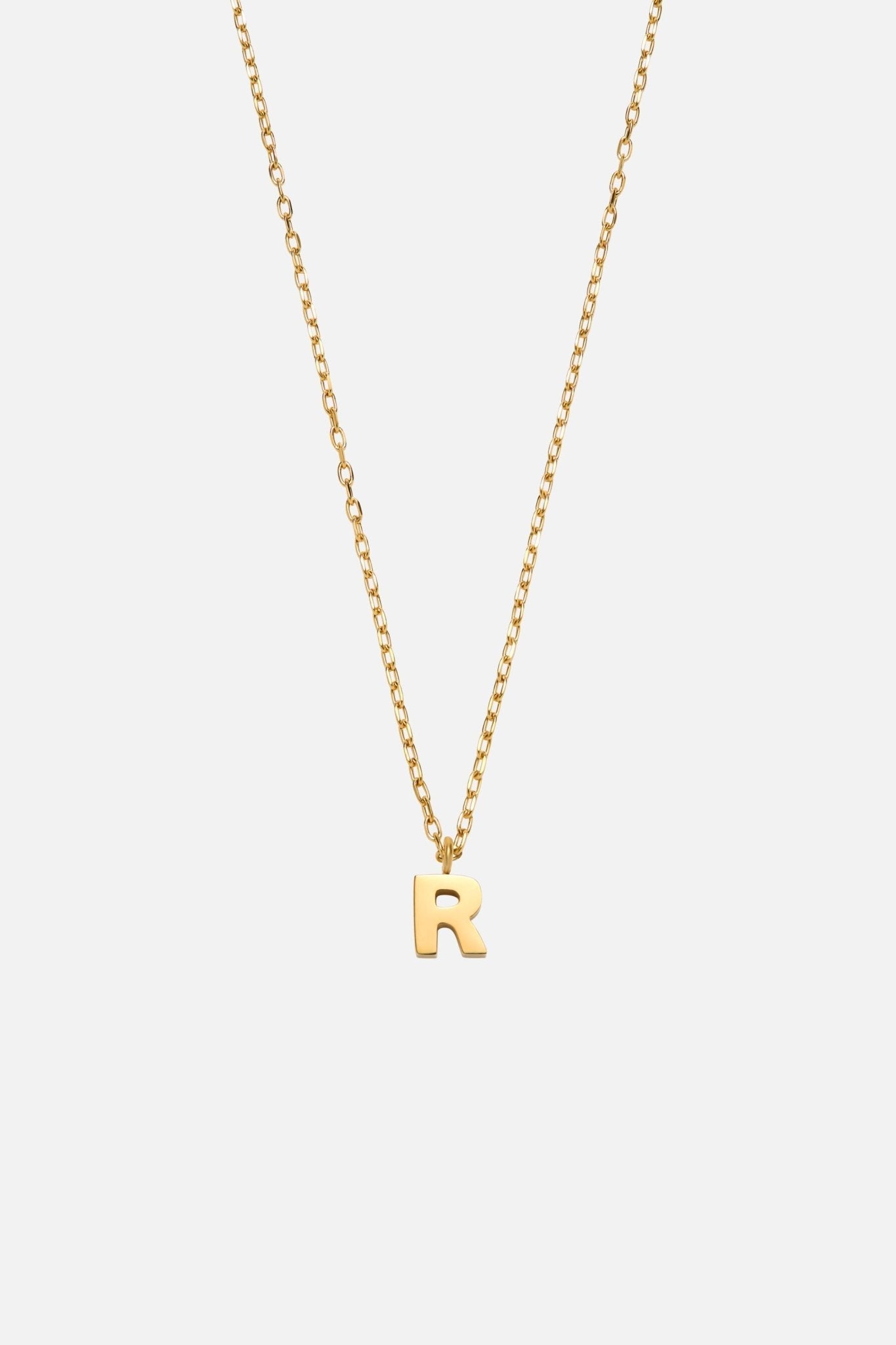 LETTER POLISHED NECKLACE (A-Z)