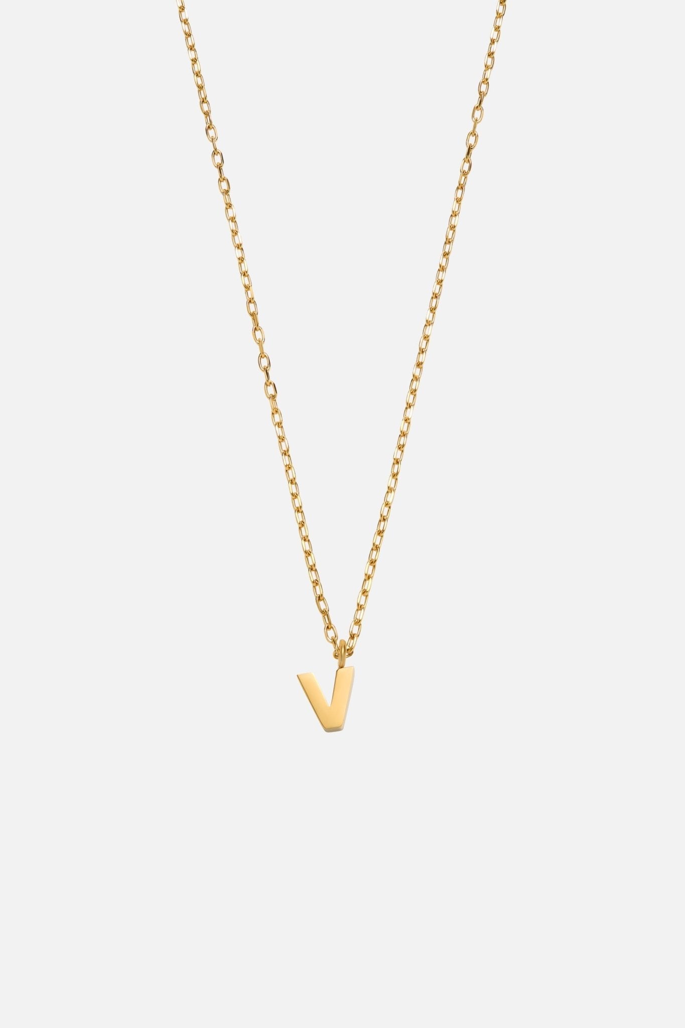 LETTER POLISHED NECKLACE (A-Z)