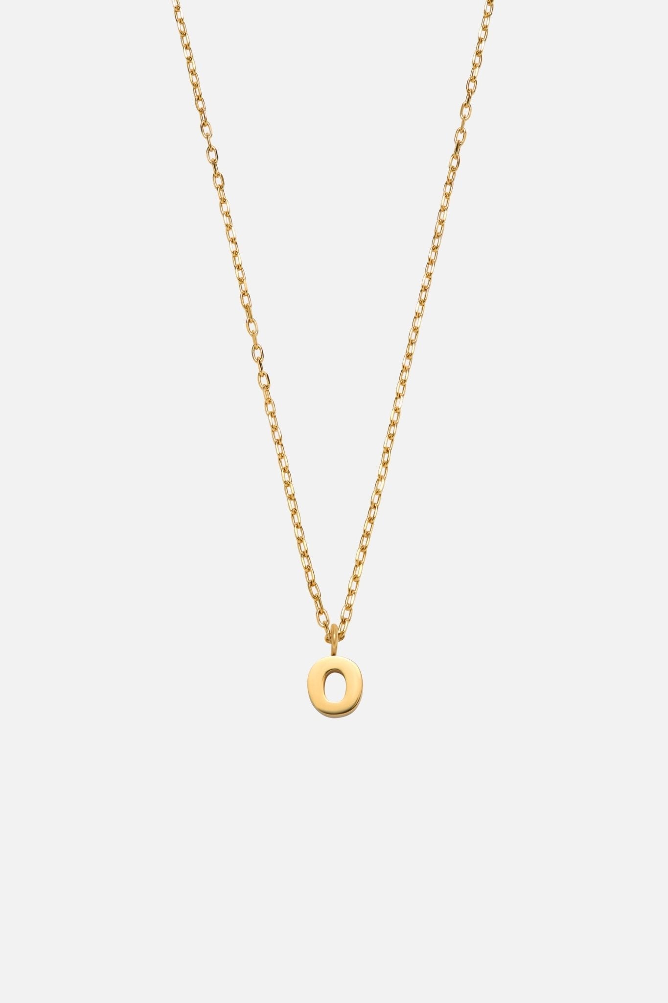 LETTER POLISHED NECKLACE (A-Z)