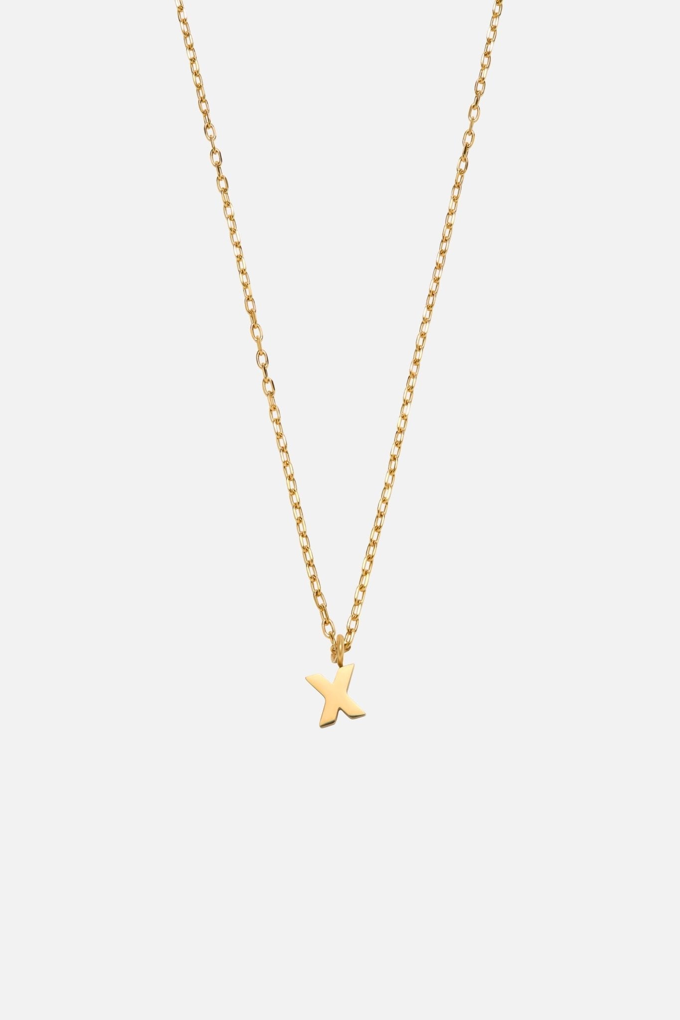 LETTER POLISHED NECKLACE (A-Z)