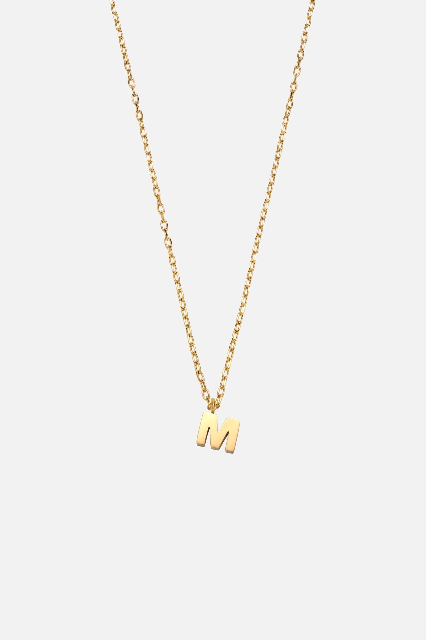 LETTER POLISHED NECKLACE (A-Z)