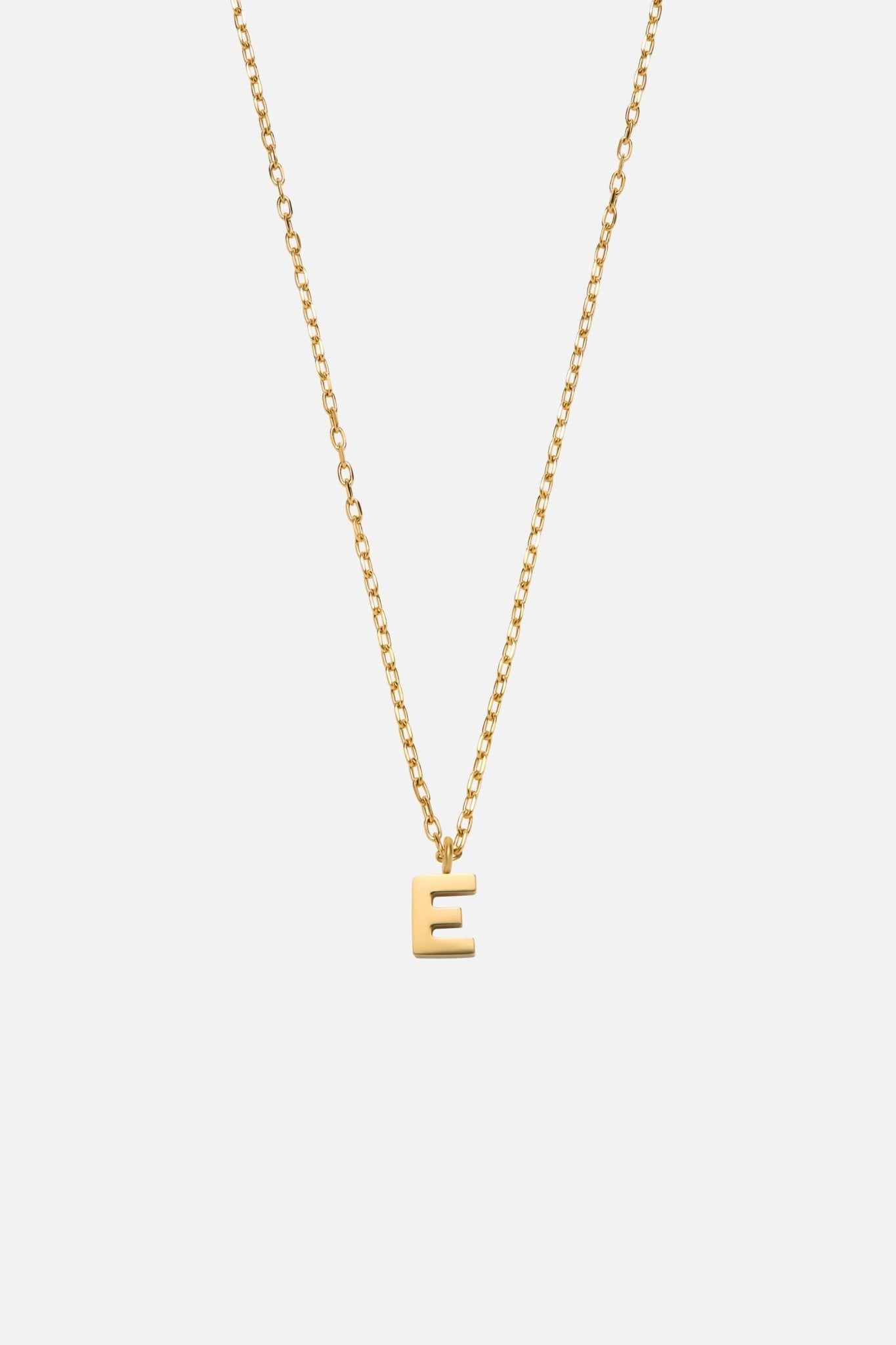 LETTER POLISHED NECKLACE (A-Z)