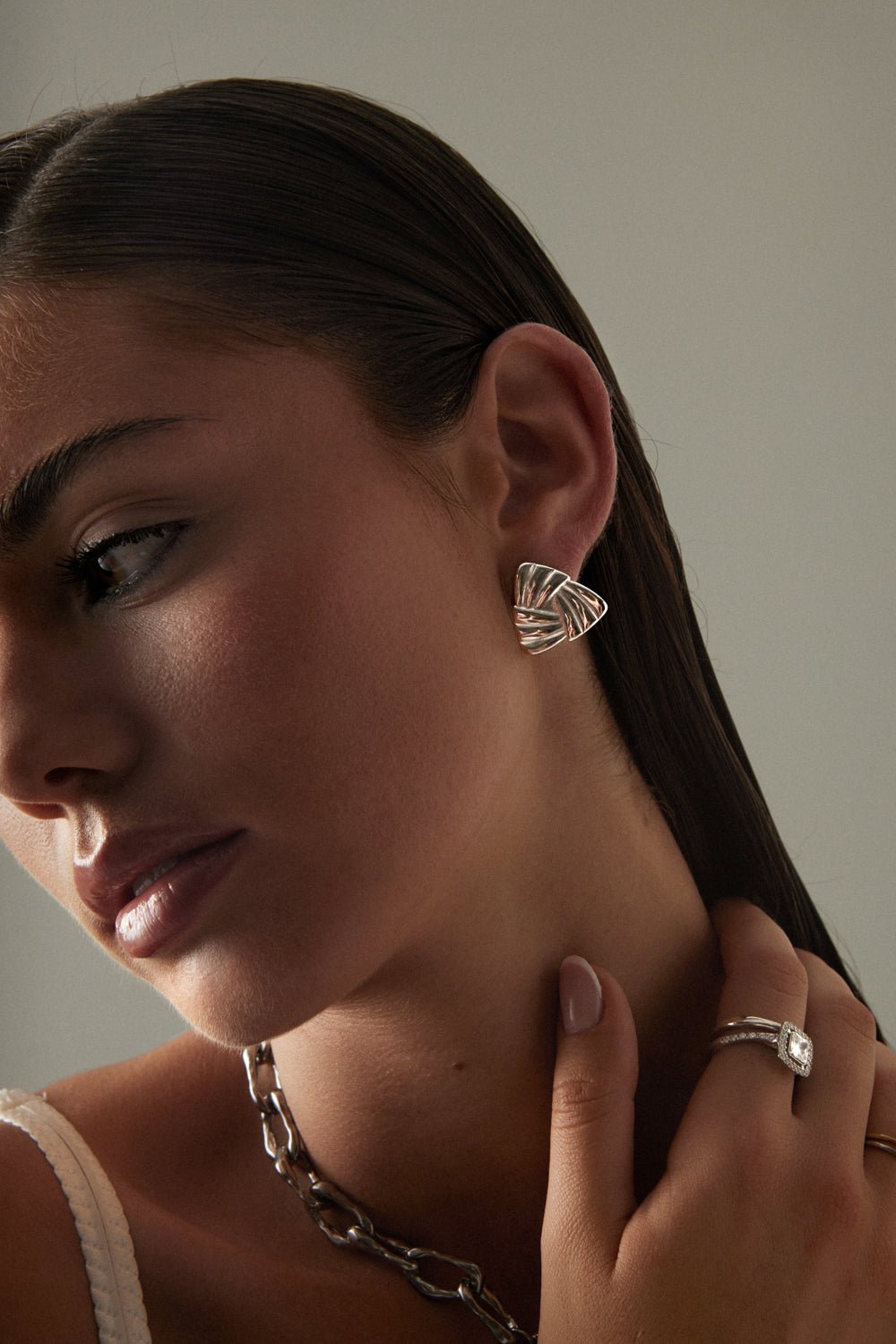 TRIANGLE EARRINGS