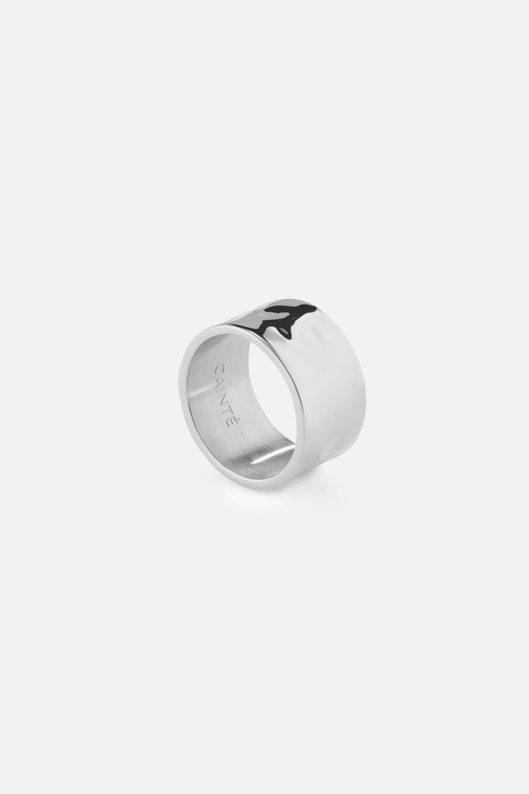 HAMMERED RING 12MM