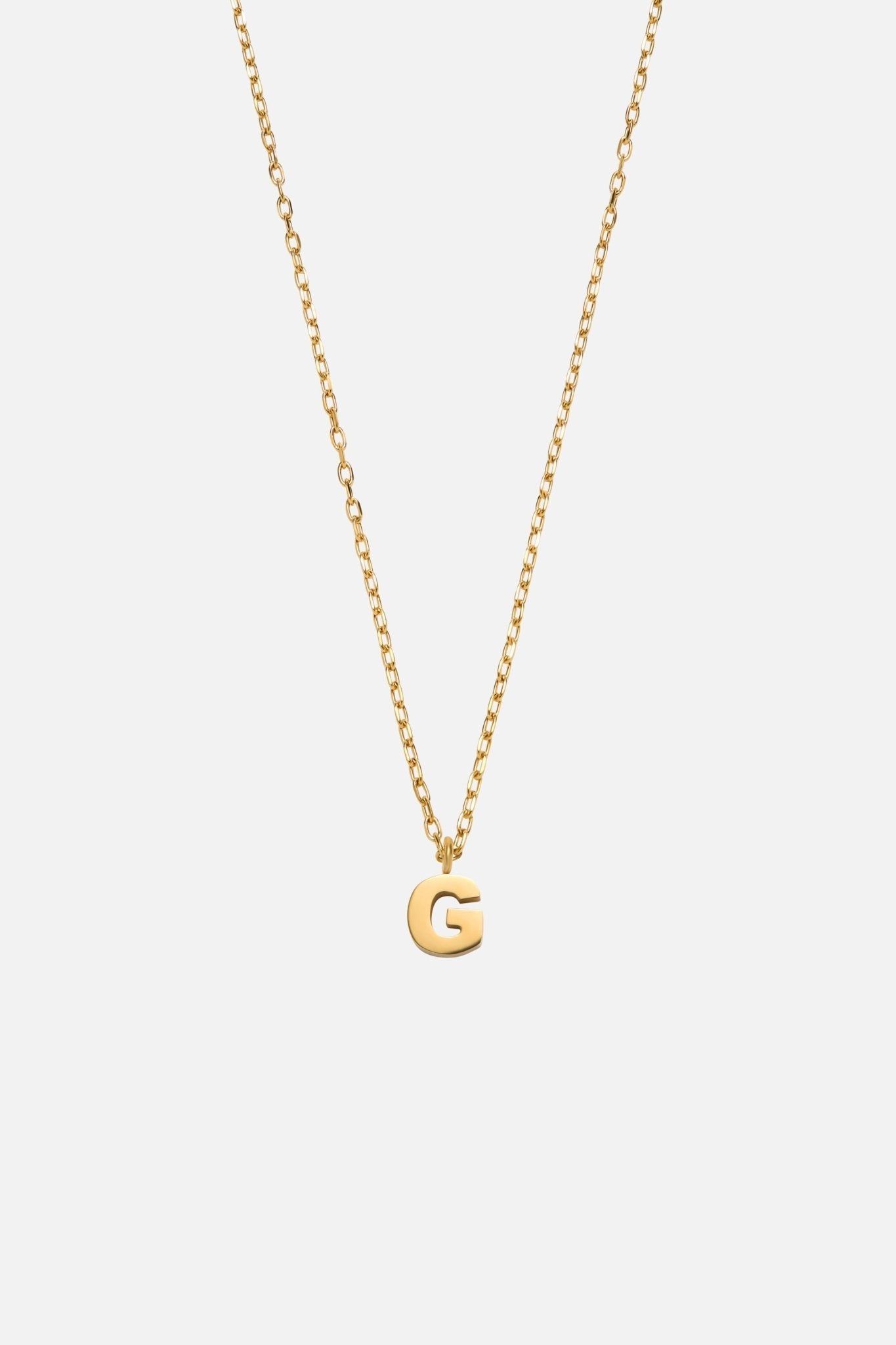 LETTER POLISHED NECKLACE (A-Z)