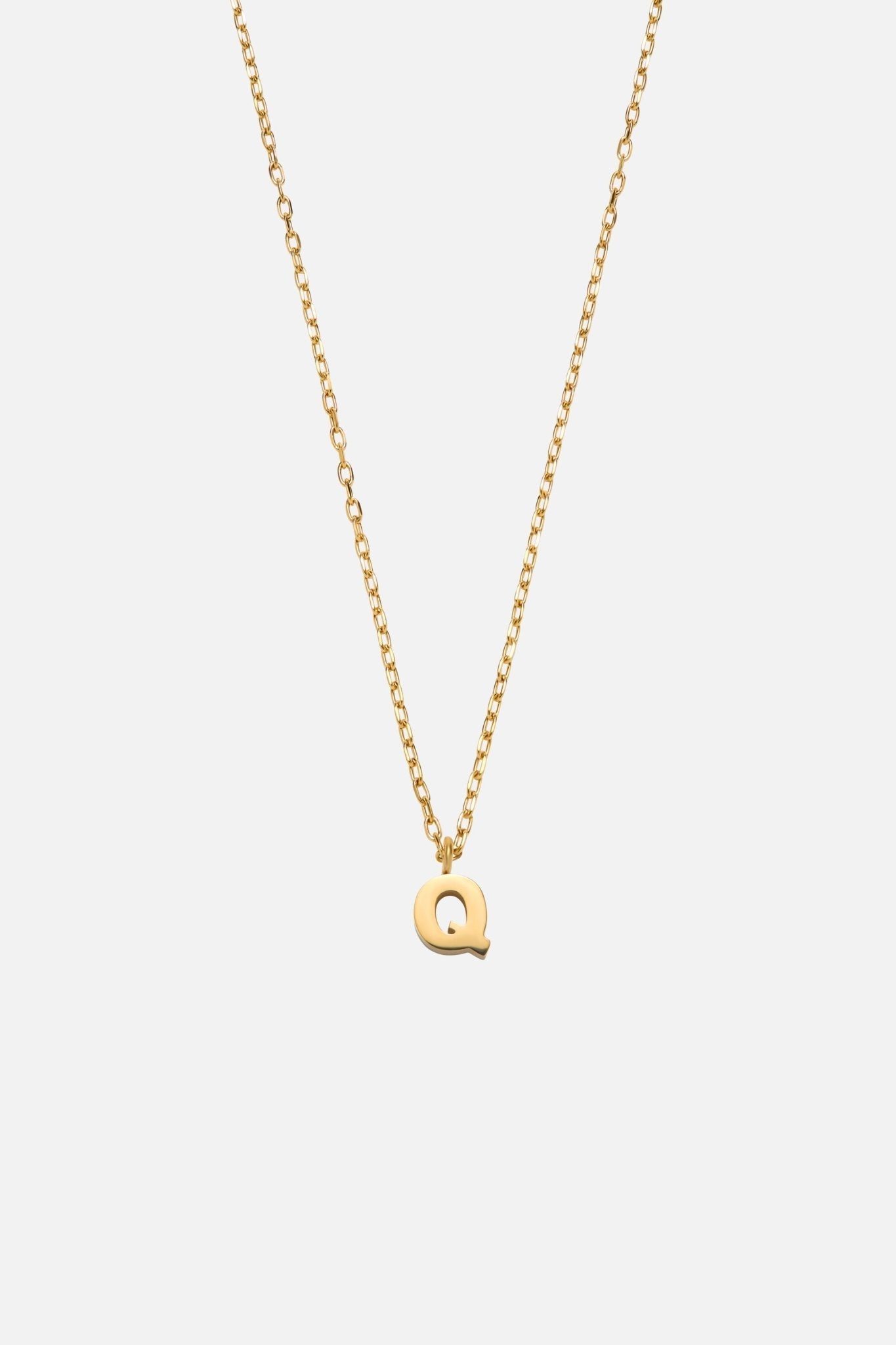LETTER POLISHED NECKLACE (A-Z)