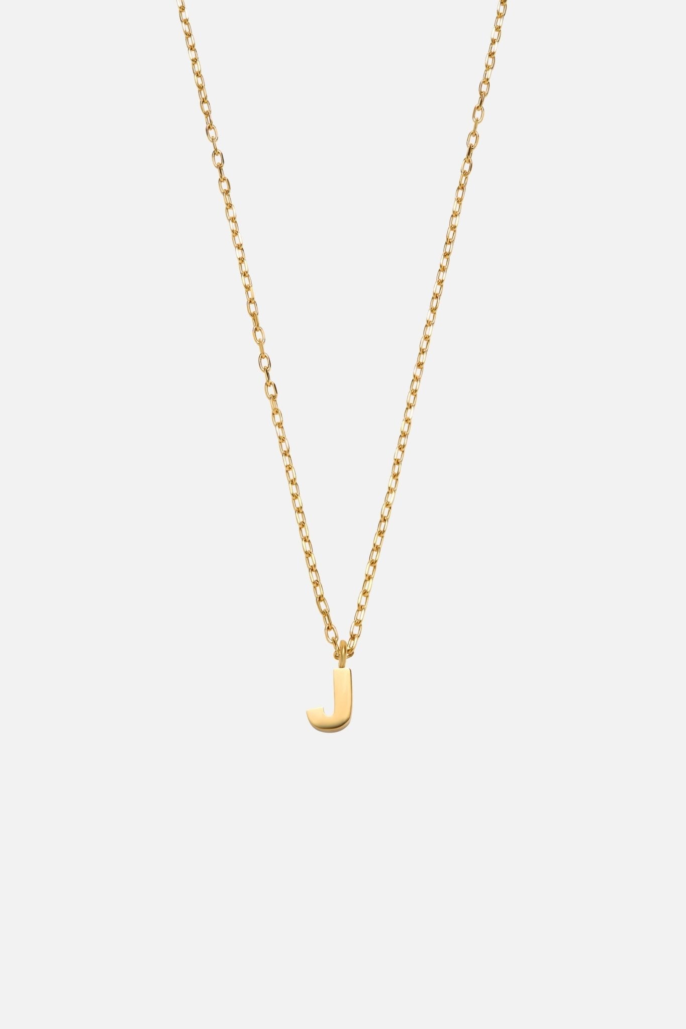 LETTER POLISHED NECKLACE (A-Z)