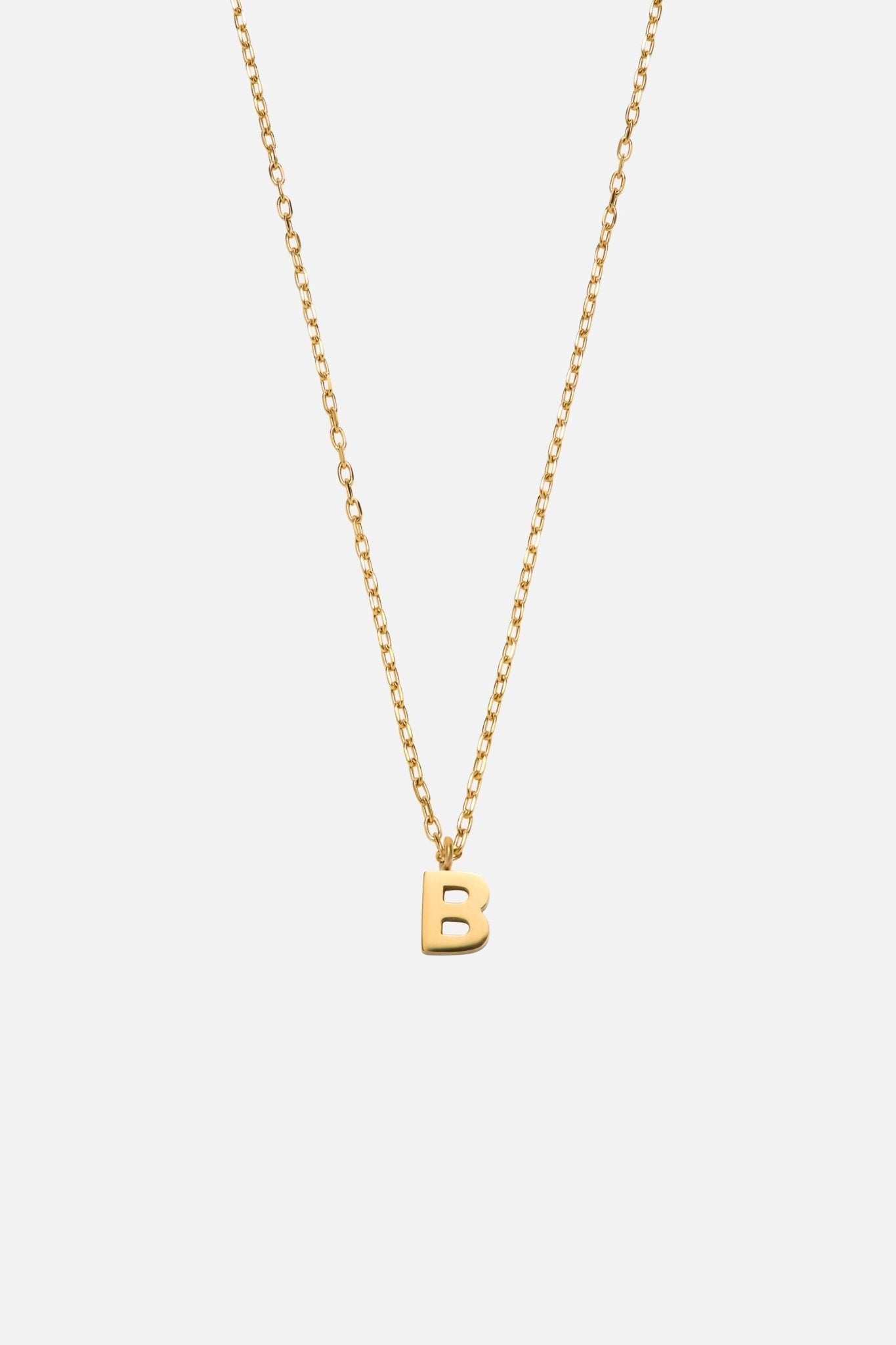 LETTER POLISHED NECKLACE (A-Z)