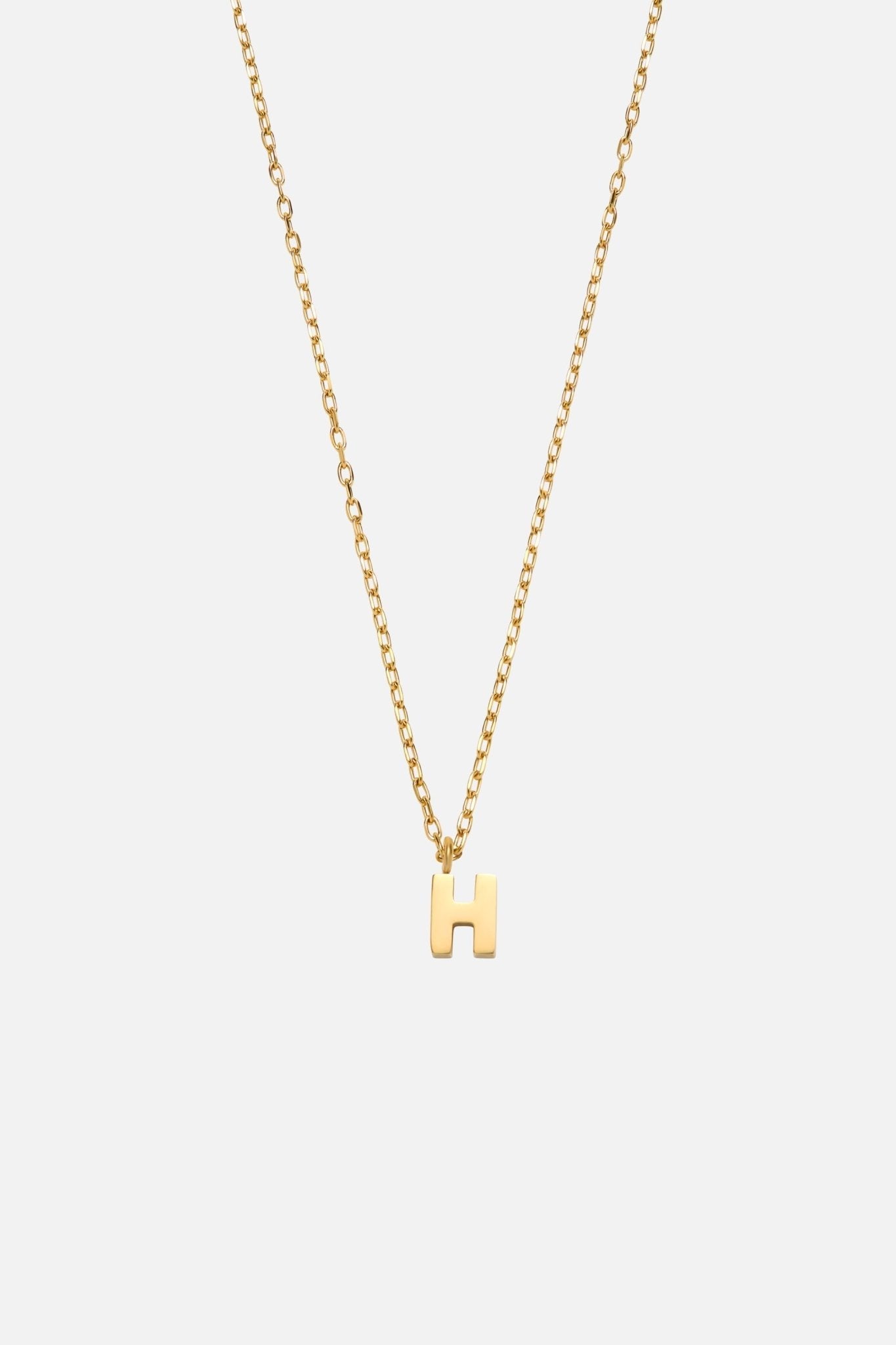 LETTER POLISHED NECKLACE (A-Z)